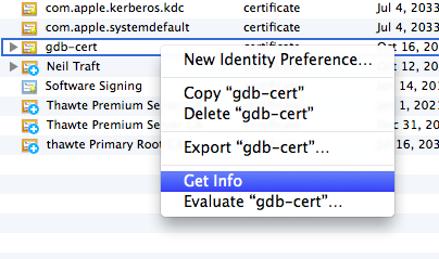 how to install gdb properly on mac