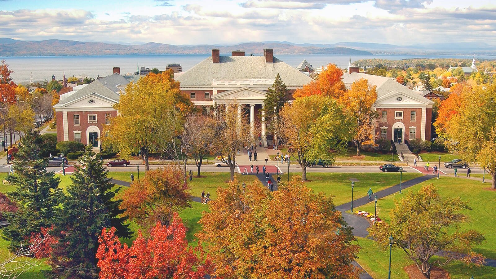 University of Vermont in the fall
